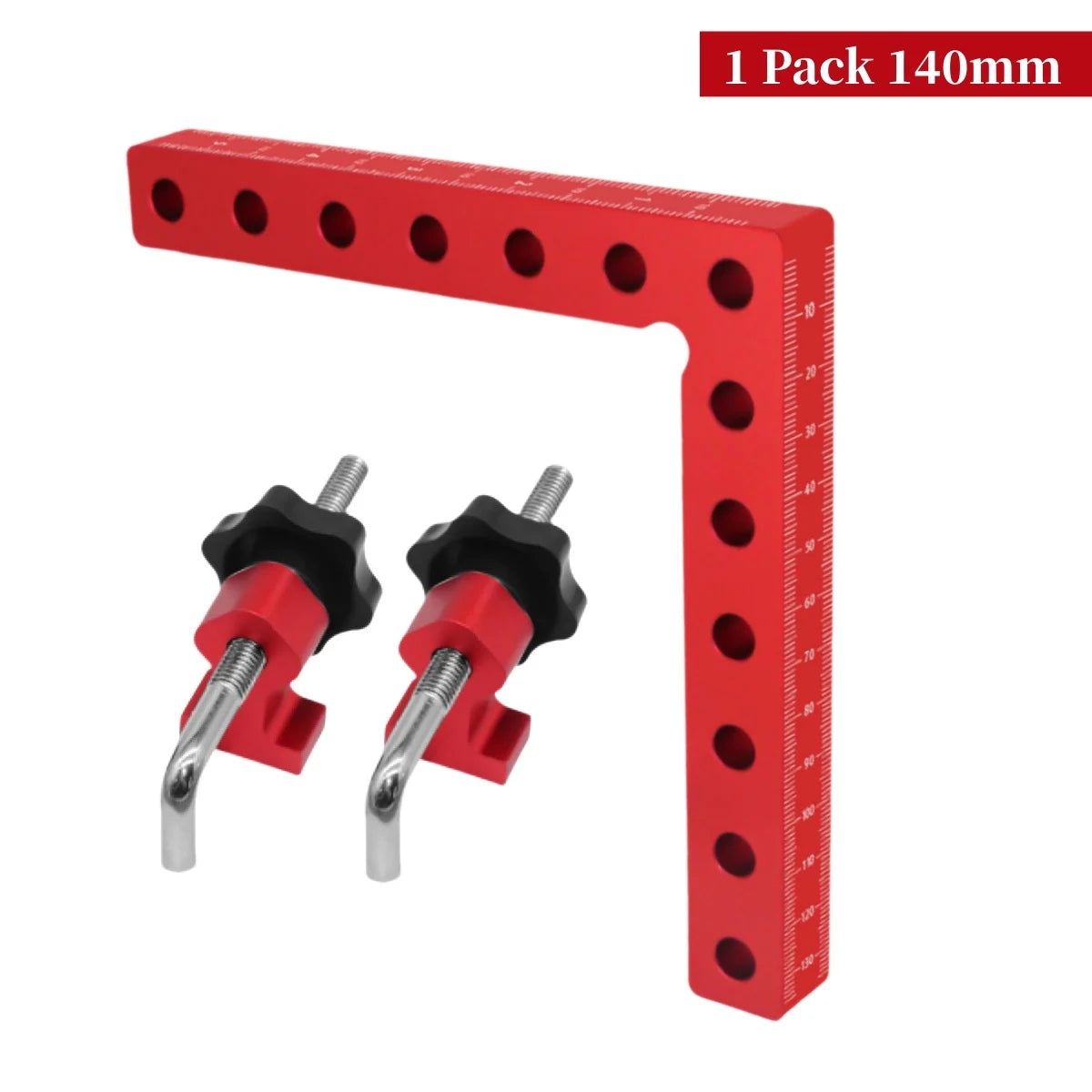 Aluminum Alloy Right Angle Clamp with 90-Degree Positioning Ruler