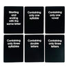 Quick Name Party Card Game