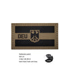 Luminous Reflective German Eagle Patch with Hook-and-Loop Backing