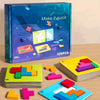 Colorful Wooden Puzzle Brain Teaser for Kids – Two-Player Challenge Game