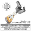 Stainless steel bottomless espresso portafilter for E61 machines
