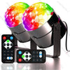 RGB Rotating Disco Ball Light