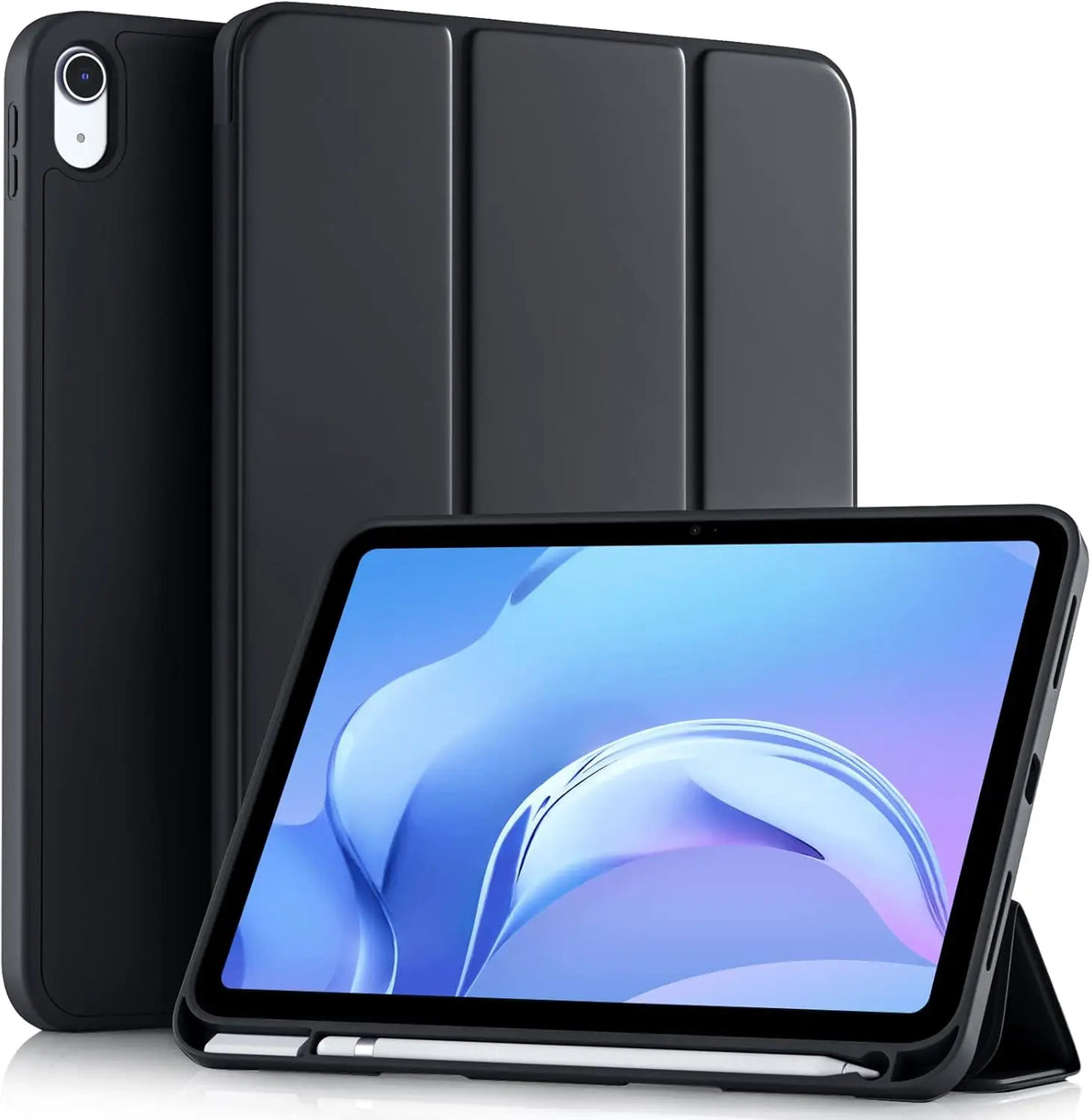 Slim Protective Case for iPad 11th Generation with Pencil Holder