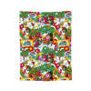 Grinch-Themed Coral Fleece Throw Blanket