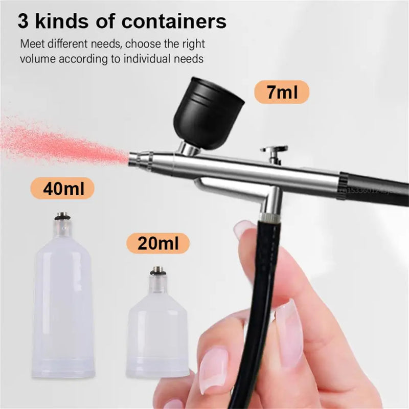 Kit de Aerógrafo Recargable y Portátil para Uñas