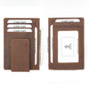 Slim RFID-Blocking Leather Wallet with Money Clip