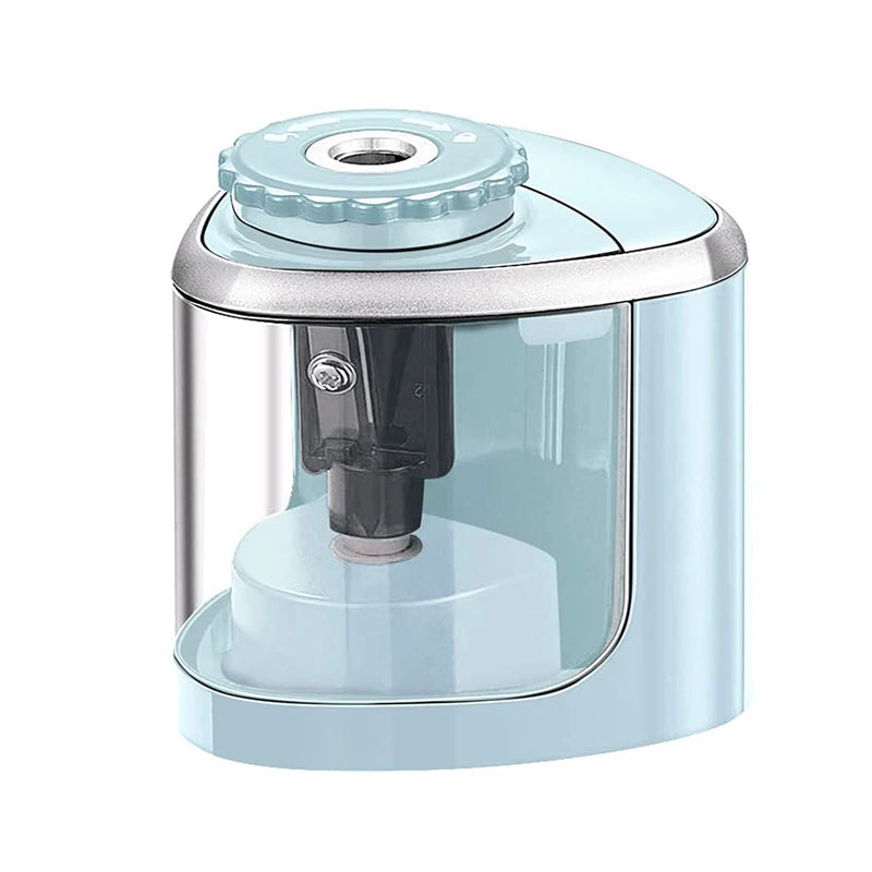 Electric Pencil Sharpener – Battery-Powered, Safe for Kids & Artists