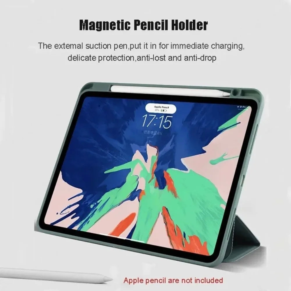 Slim Trifold Case for iPad 10th & 11th Generation with Pencil Holder