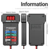 12V Car Battery Tester with LED Display and Reverse Connection Alarm