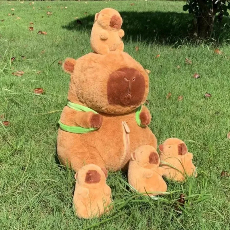 Capybara-Familie Plüschtier-Set