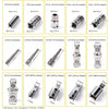 Socket Wrench Adapter & Reducer Kit (1/4" to 1/2" Drive)