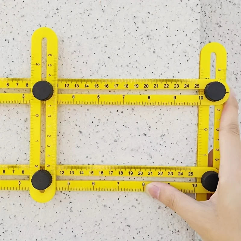 Foldable Multi-Angle Ruler for Precision Measuring