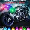 Wireless RGB Strobe Warning Light with USB Charging