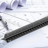 Professional 12-Inch Aluminum Architectural & Engineer Scale Ruler