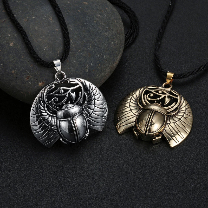 Ancient Egyptian Scarab Pendant Necklace