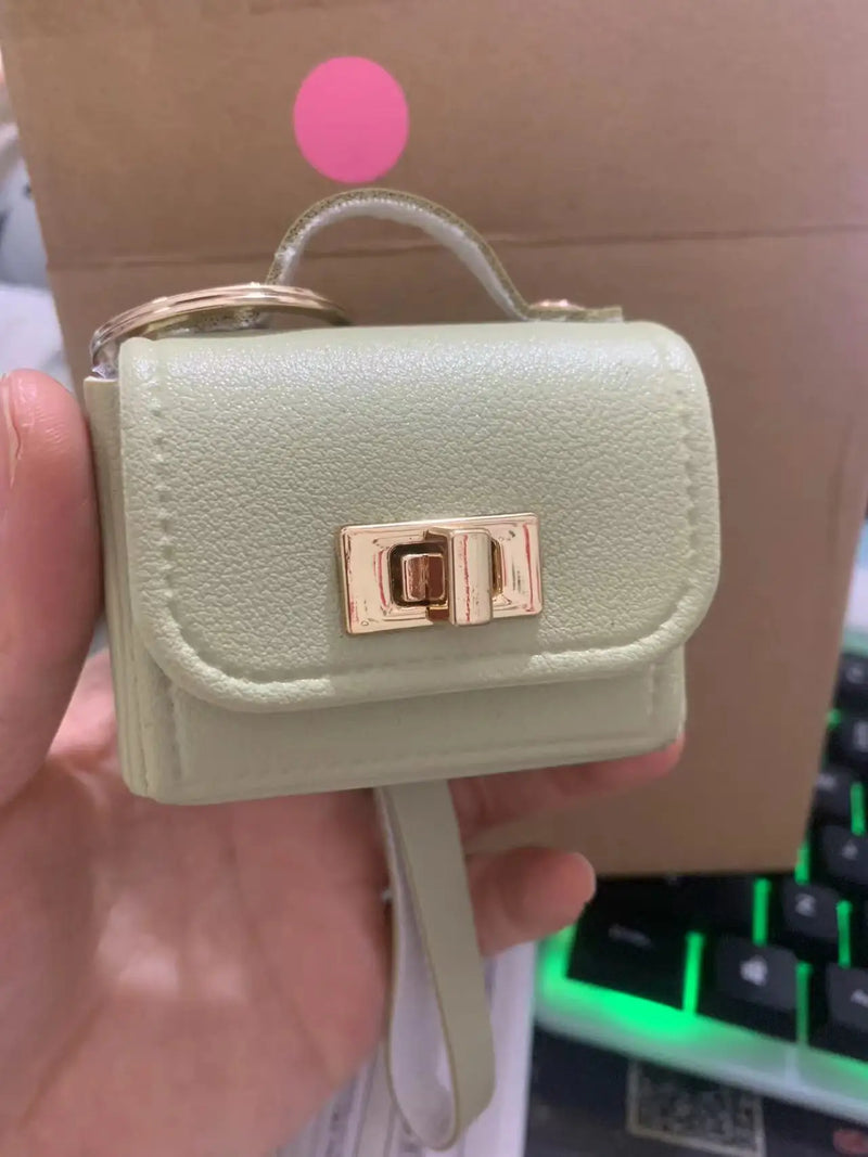 Mini PU Leather Bag Keychain & Coin Purse