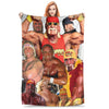 Hulk Hogan Themen-Plüsch-Flanelldecke