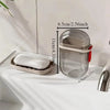 Travel Soap Box with Drainable Lid for Camping and Bathroom Use