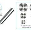 10-Piece High-Speed Steel Saw Blades Set with Universal 1/4-Inch Hex Shank
