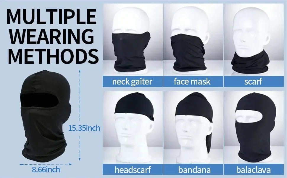 Quick-Dry Breathable Balaclava Full Face Mask