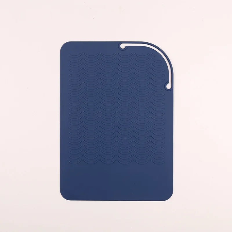 Heat-Resistant Silicone Mat for Hair Styling Tools