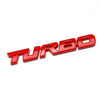3D Turbocharged Metal Alloy Car Badge Emblem
