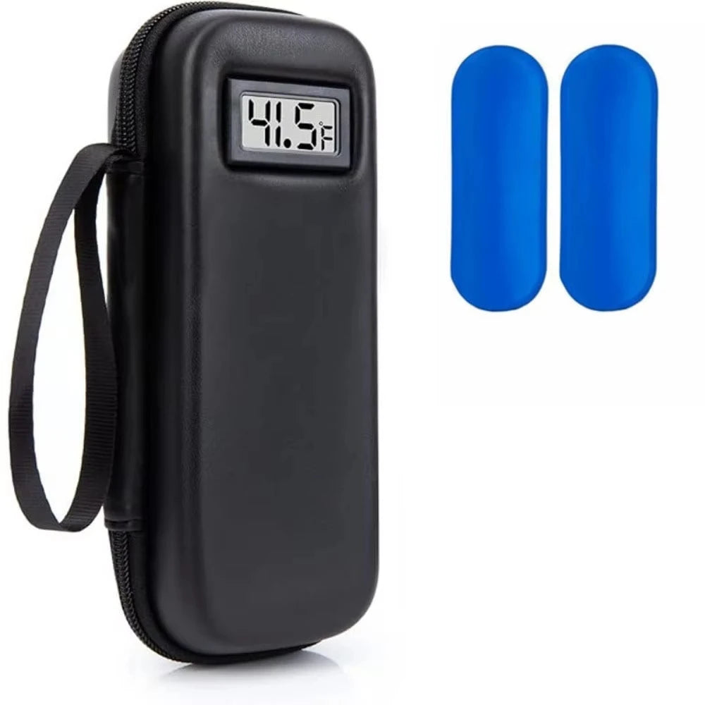 Insulin Cooler Travel Case with Digital Thermometer