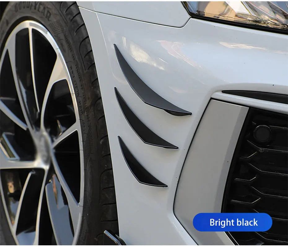 Universal Front Bumper Lip Splitter Fins (6-Piece Set)