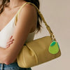 Fruit-Shaped PU Leather Coin Purse with Keychain