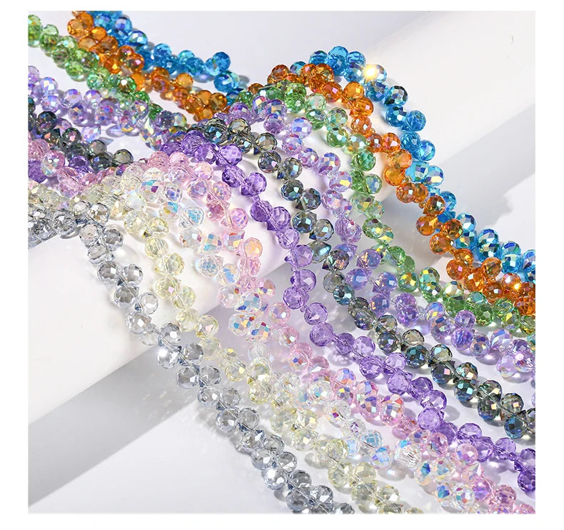 Colorful Glass Crystal Beads for Jewelry Making