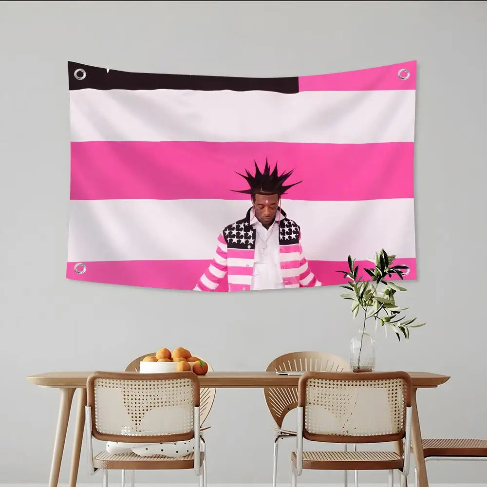 Lil Uzi Vert Inspired Custom Flag for Indoor and Outdoor Decor