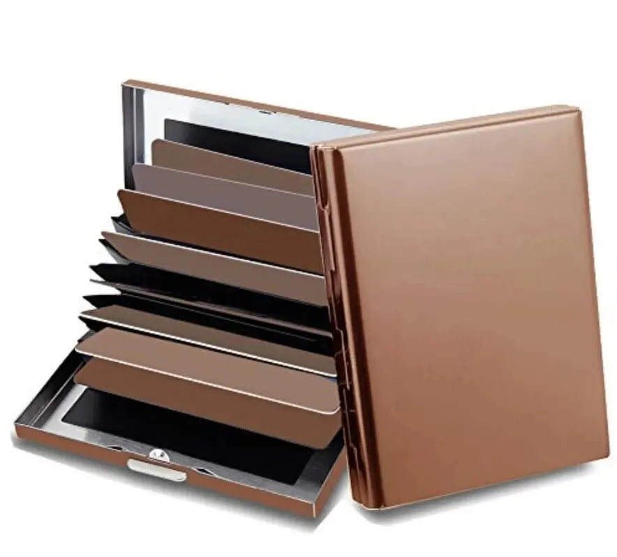 Slim Stainless Steel RFID Blocking Card Holder