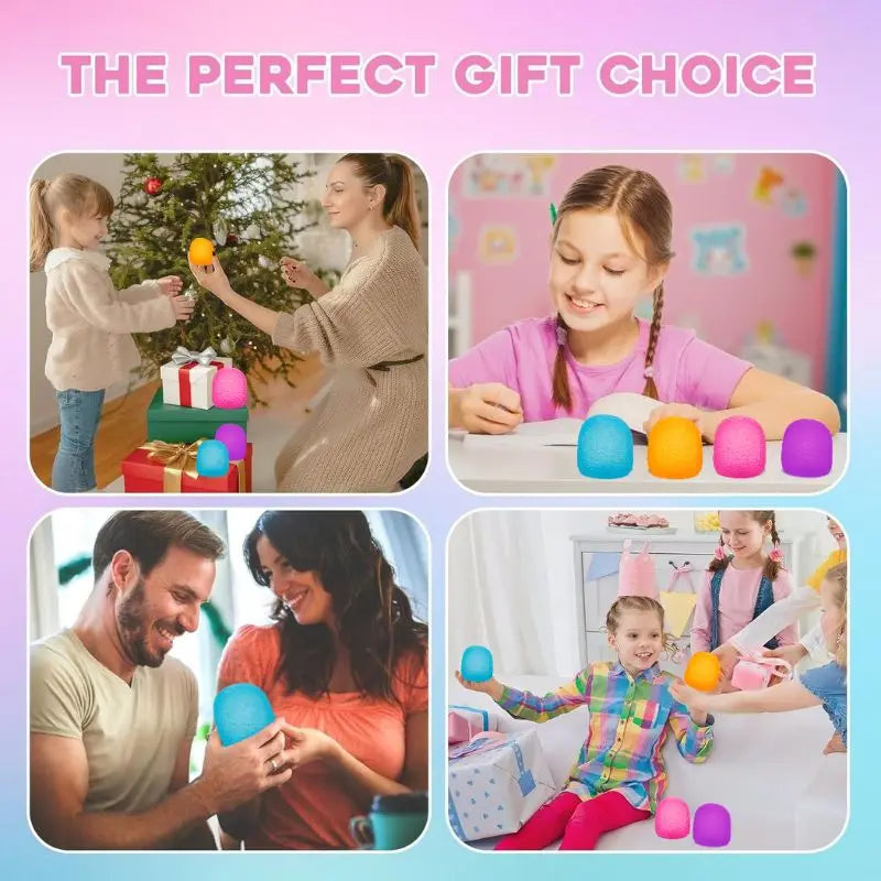 Gumdrop Soft Sensory Fidget Squeeze Ball – Stress Relief Toy