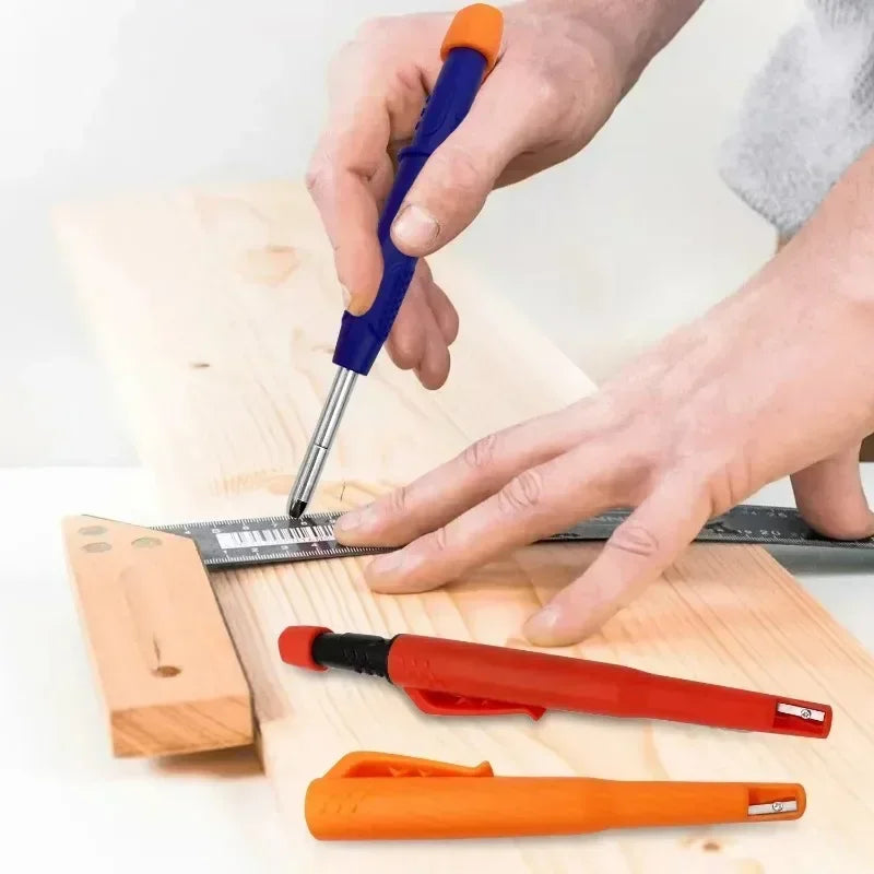 Mechanical Carpenter Pencil with Built-in Sharpener