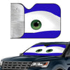 Foldable Car Windshield Sunshade with Cute Cartoon Eyes