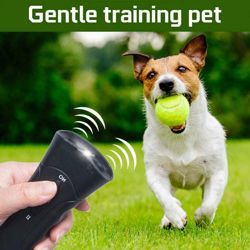 Ultrasonic Anti-Bark Trainer with LED Flashlight
