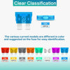 A variety of car fuses in different colors are displayed, categorized by amperage and quantity.