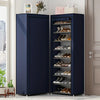 9-Tier Shoe Rack with Dust Cover