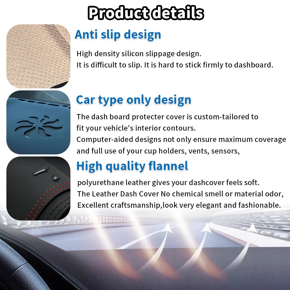 Custom Fit Dash Cover for Chevrolet Silverado 1999-2006
