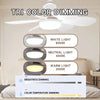 Modern 6-Blade Ceiling Fan with Remote-Controlled LED Light