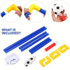Tragbares Mini-Fußballtor-Set mit Ball und Pumpe