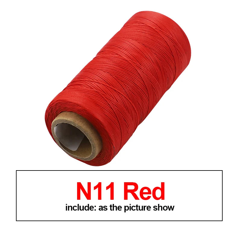 Flat Waxed Thread Spool for Leathercraft and DIY Projects