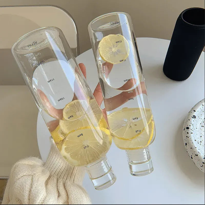 Bouteille Isotherme Anti-Fuite avec Indicateurs d'Hydratation