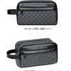 Vintage Leather Men's Clutch Bag with Detachable Waist Strap