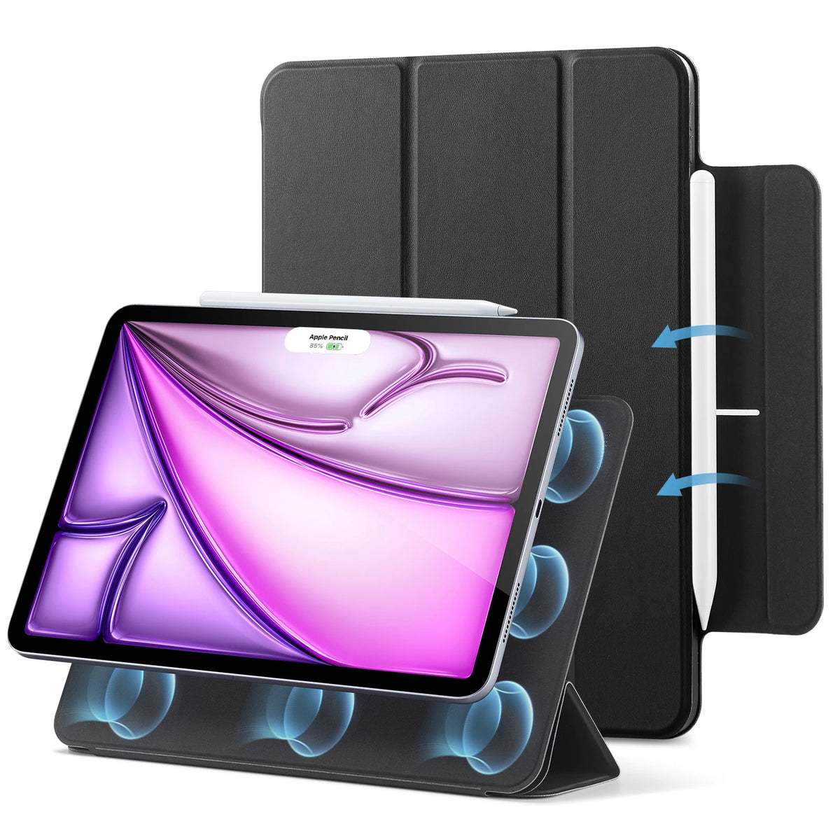 Magnetic Folio Case for iPad Air 11 Inch with Auto Wake/Sleep