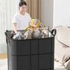 Large Foldable Non-Woven Storage Bag with Zipper and Handles