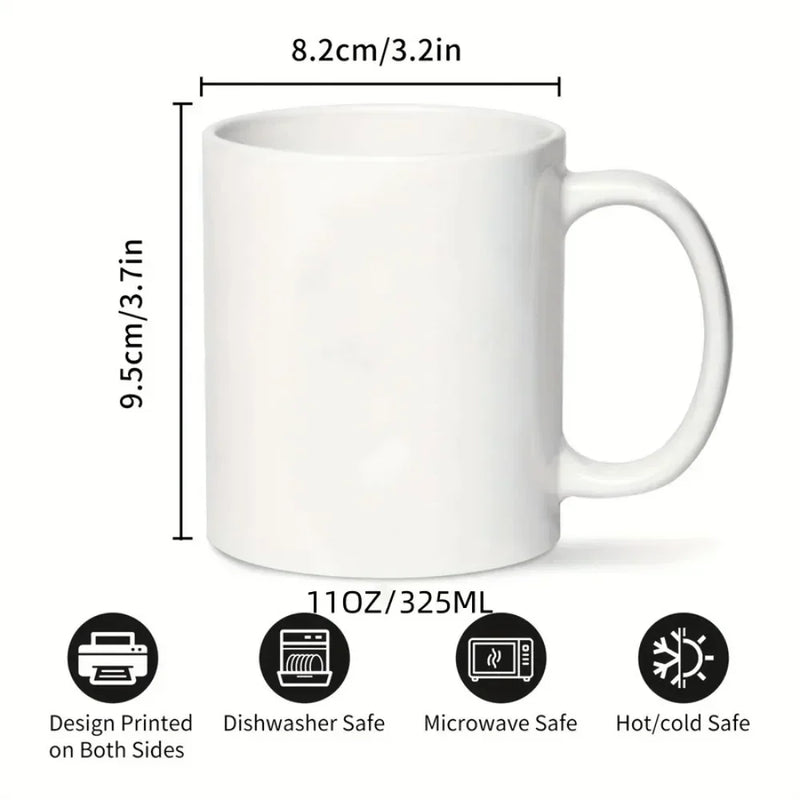 Keramik-Kaffeebecher mit Händedruck-Griff