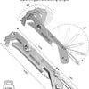 7-in-1 Multifunctional Pocket Tool with Wrench, Knife & Window Breaker