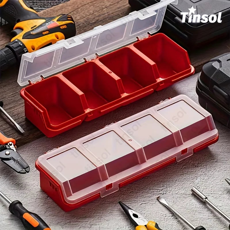 Multi-Compartment Storage Box for Small Parts and Crafts