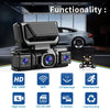4-Channel 1080P Dash Cam with WiFi and 24H Parking Monitor